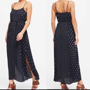 Banana Republic Pleated Maxi Dress